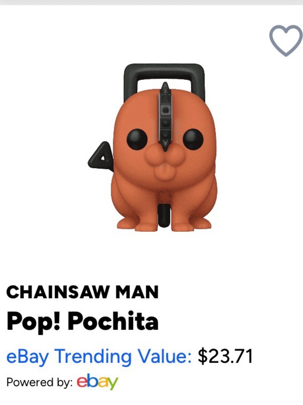 Funko Pop! Pochita - Orange & Black- 1682